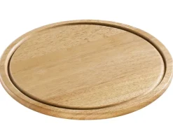 ZASSENHAUS Servierplatte 30 cm Gummibaumholz