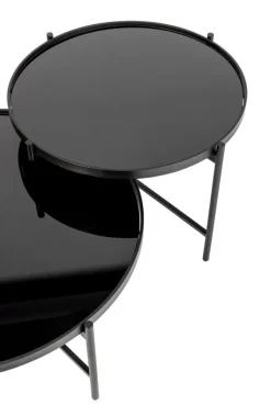 zuiver Beistelltisch MAC 2er-Set schwarz