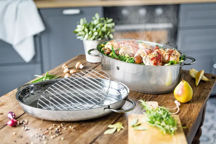 ZWILLING Bräter PLUS 8500 ml Edelstahl silber